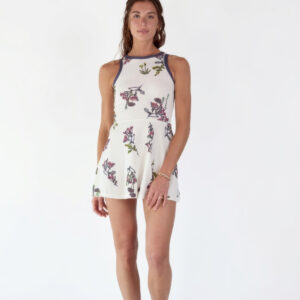 Goldie White Floral