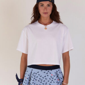 Coco Crop Tee White
